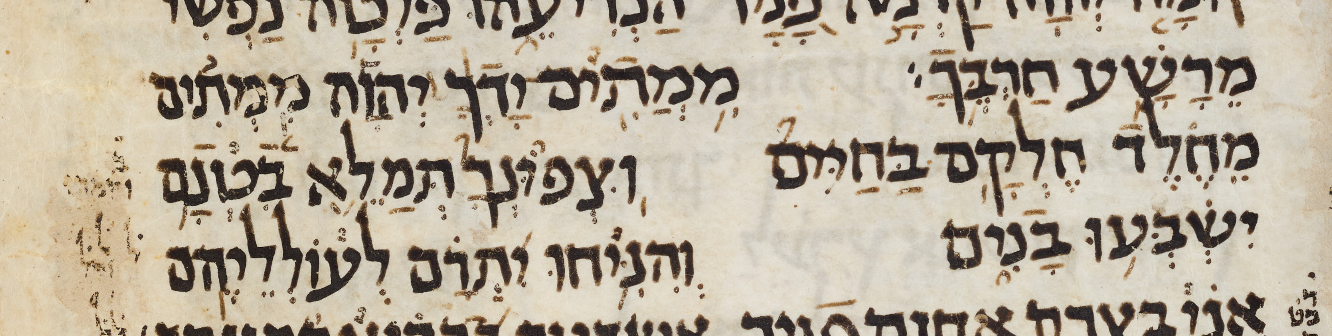 Sassoon 1053 (S1), Psalms 17:14